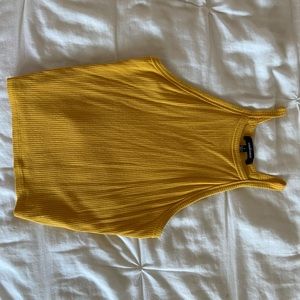 Basic mustard tank top